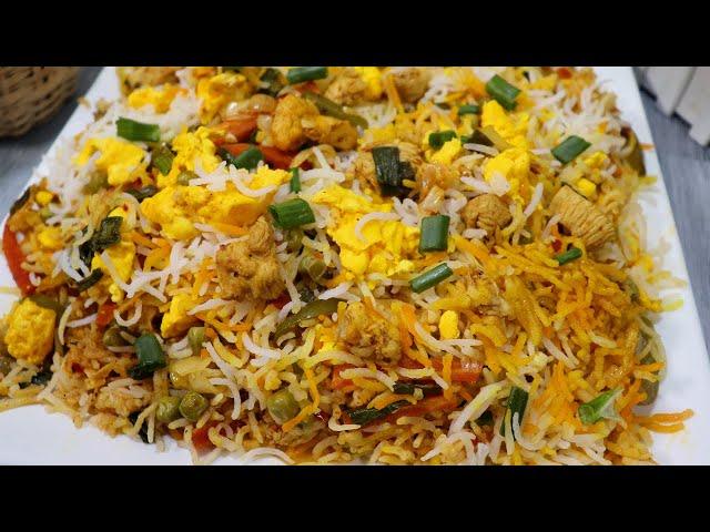 New Style Chinese Tikka Biryani Recipe | Tasty & Delicious Chinese Biryani By Tasty Food With Maria