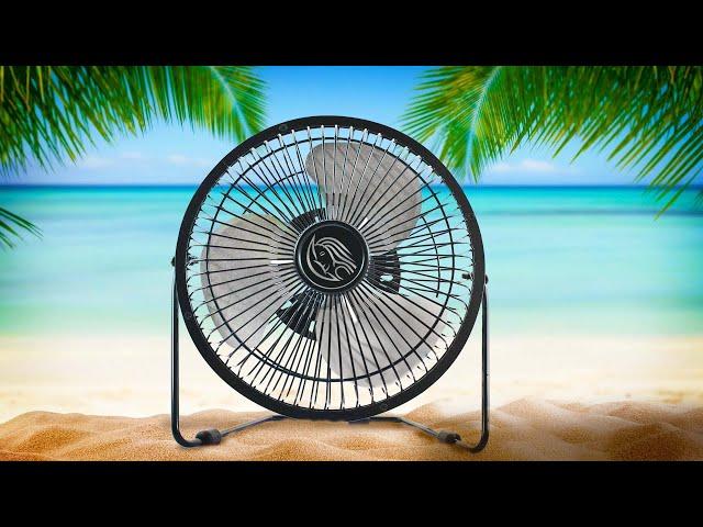 Fan & Ocean Sounds White Noise  Sleep, Study, Relax | 10 Hours Sleeping Sounds