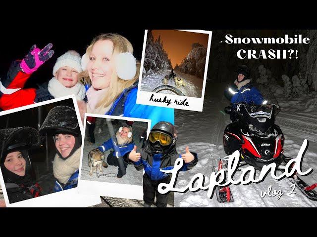 LAPLAND VLOG 2022 | PART 2, ROVANIEMI FINLAND, TUI, HUSKY RIDES, FROZEN LAKES, SNOWMOBILE CRASH?!