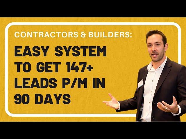 DIY: How Contractors Get 147+ Leads Every Month (Step-by-Step Blueprint)