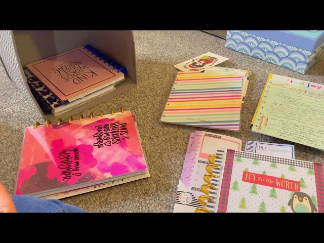 Getting organized! My Happy Planner Inserts storage