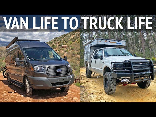 Why We Left Van Life for Truck Camper Life | Overland Truck Camper Life