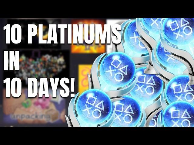 Platinum Trophy Speedrun! 10 Games in 10 Days CHALLENGE (POSSIBLE?)