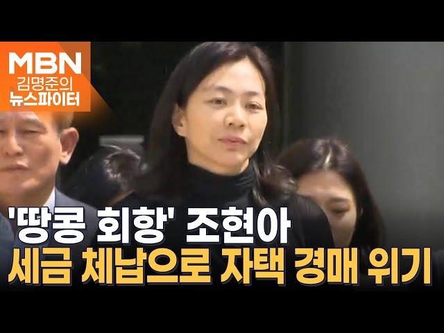 '땅콩 회항' 조현아, 세금 체납으로 자택 경매 위기 - 김명준의 뉴스파이터