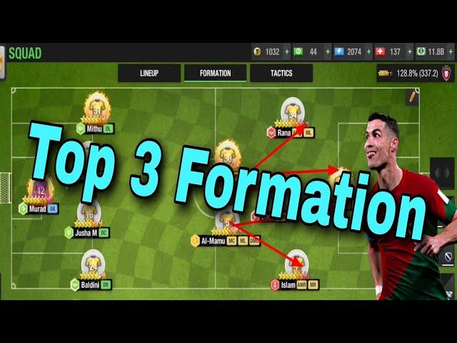 *NEW* Top 3 Formation and Tactics in Top Eleven 2024