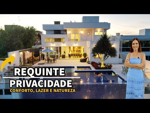 CASA DE ALTO PADRÃO: PRIVACIDADE, NATUREZA E REQUINTE