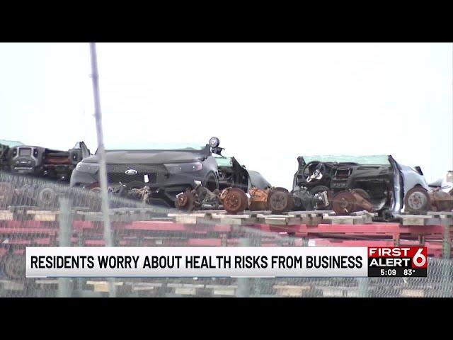 Omaha salvage yard car shredder causes environmental concerns with residents