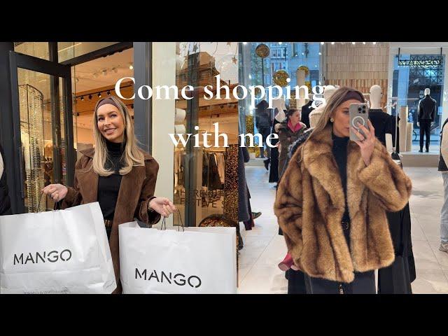 COME SHOPPING WITH ME TO H&M & MANGO - what's new in for winter + haul!