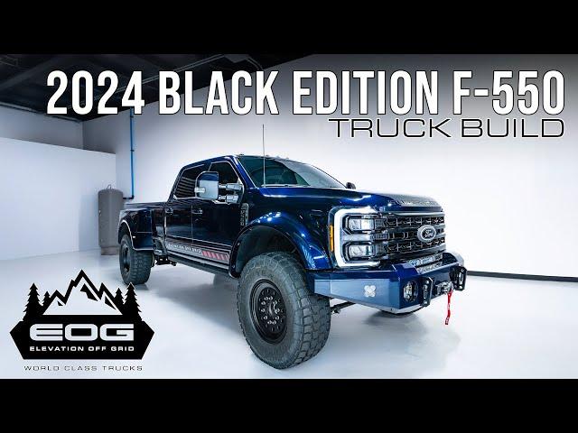 2024 Antimatter Blue Black Edition F-550 Truck Build