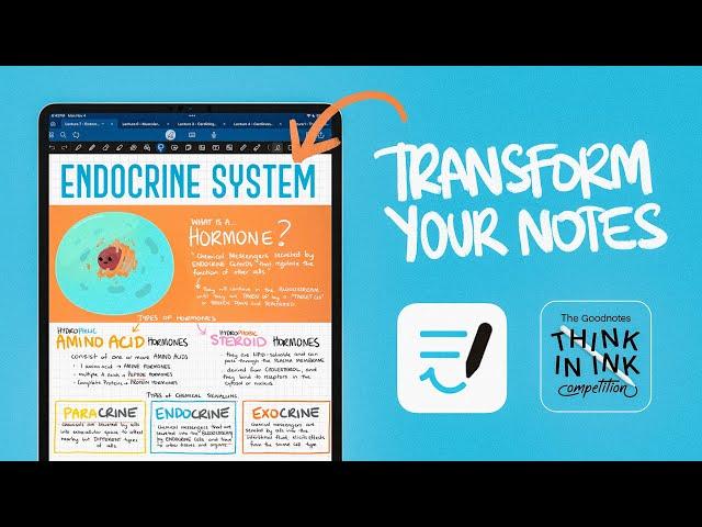 3 Tips to TRANSFORM your Digital Notes | Goodnotes Tutorial on iPad