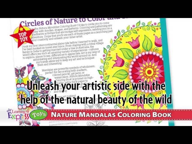 Top Toy: Nature Mandalas Coloring Book