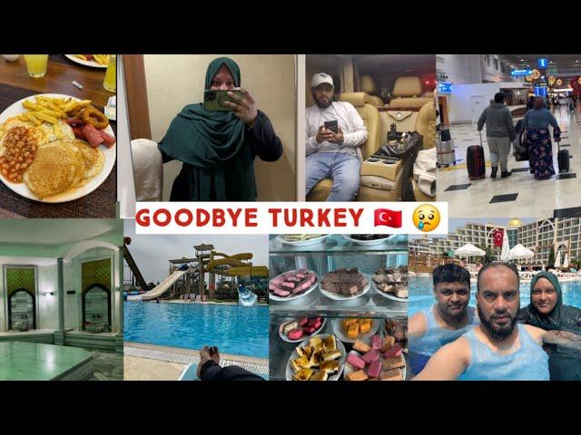 Our Last Day In Turkey | Water Park and Turkish Spa | অনেক বেশি এনজয় করলাম আজকে | Goodbye Turkey 