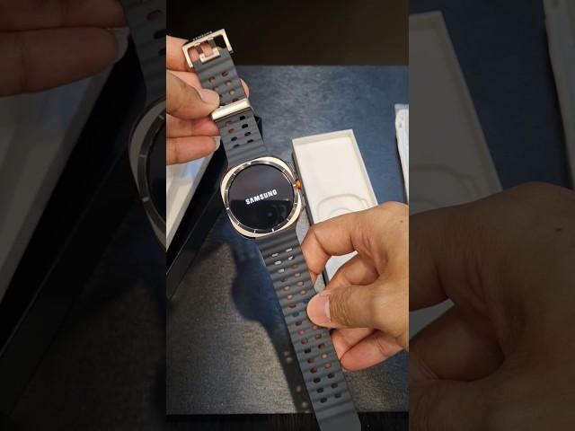 Samsung Watch Ultra Titanium Silver - Unbox & first look