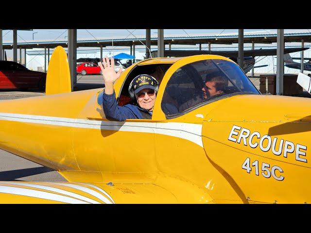 4K! Vintage 1946 Ercoupe Flight through Phoenix Bravo Transition