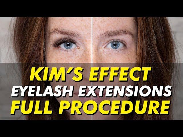 The BEST eyelash extensions | Kim's Effect by Nadia Afanaseva | Eye Design New York