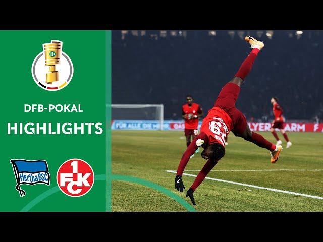 Lautern Cold As Ice! | Hertha BSC vs. FC Kaiserslautern 1-3 | Highlights | DFB-Pokal Quarter-Final