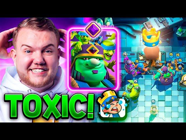 NEW NO SKILL DECK BEATS EVERYONE IN CLASH ROYALE