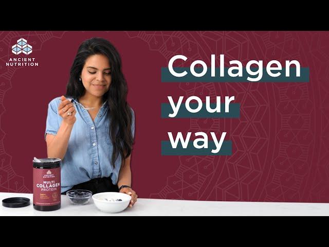 Multi Collagen Protein | Skin, Hair, Nail, Joint and Gut Support | Ancient Nutrition