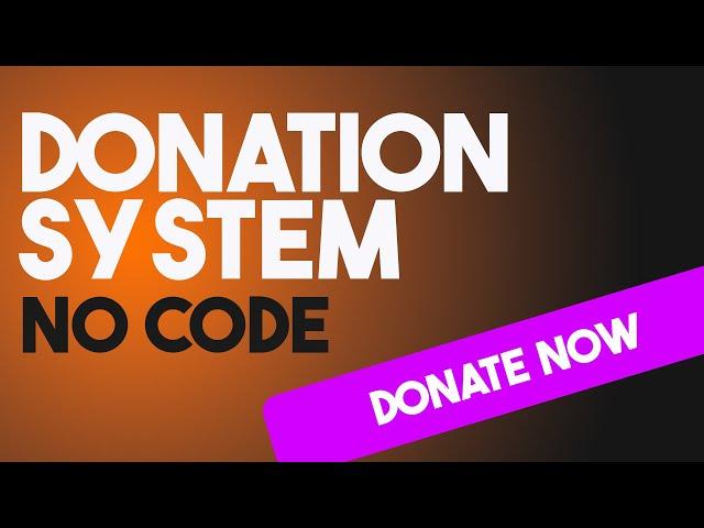 Donation System to Your Wix Studio Website (NO CODE)