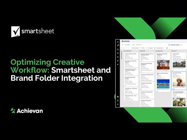 Optimizing Creative Workflow: Smartsheet and Brand Folder Integration