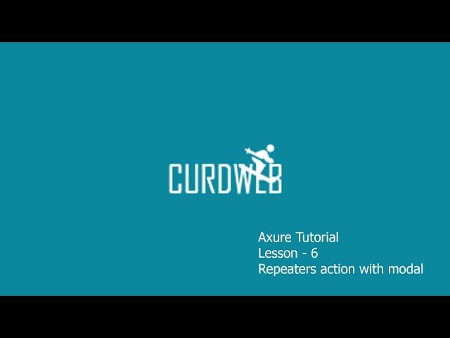 Axure Lesson6 Repeater action with modal