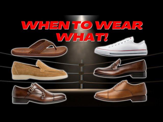 Ultimate Shoe Guide For Men | What Shoes To Wear & When?