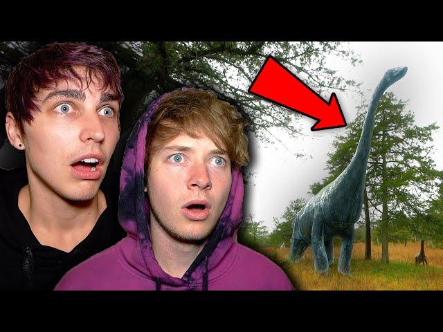 Exploring Abandoned DINOSAUR Amusement Park!