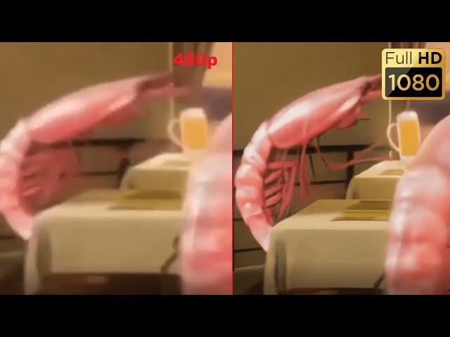 Shrimp dancing with beer Full HD 60 fps