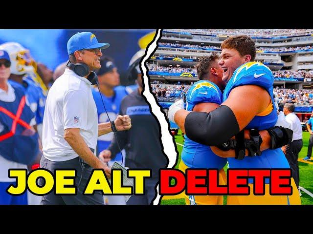 Joe Alt and Chargers Offense Film Breakdown vs Raiders!