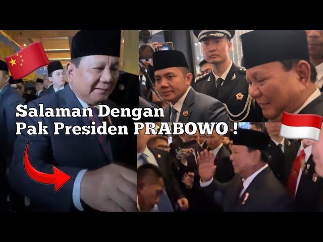 DETIK-DETIK Presiden Prabowo Disambut Meriah Mahasiswa Indonesia di Beijing  Kunjungan Tiongkok