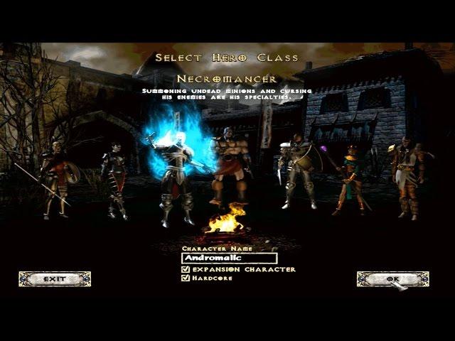 Прохождение Diablo 2: Lord of Destruction - 1 АКТ (Хардкор) 1 часть