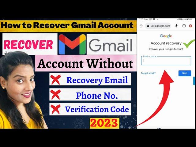 How to Recover Gmail Account | No Email | No Phone number | 100% Gmail Recovery