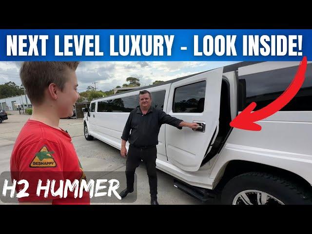 INSANE - Look Inside a Luxury H2 Stretch Hummer Limousine