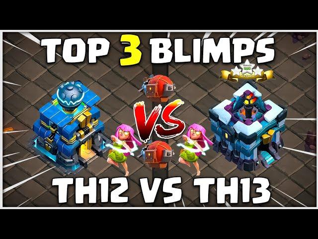 Top 3 Super Archer Blimp | TH12 VS TH13 Attack Strategies Clash of Clans