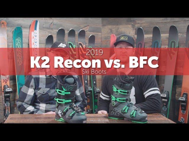 2019 K2 Recon vs BFC Ski Boots