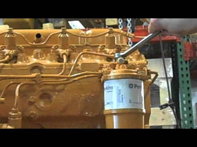 Perkins 4.108 Fuel Filter Conversion Kit Installation