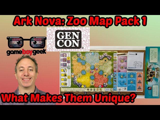 Ark Nova: Zoo Map Pack Overview