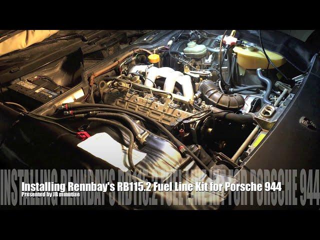 Installing Rennbay's Fuel Line Kit RB115.2 for your early Porsche 944 (1982 to 1985)