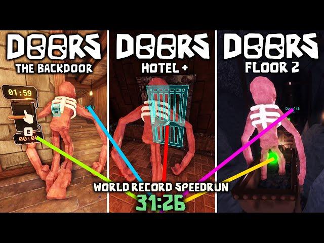 DOORS but i am Figure : ALL FLOORS - WORLD RECORD SPEEDRUN *31:26* NO CHEATS