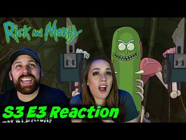 Rick and Morty S3 E3 "Pickle Rick" REACTION - REACTIONS ON THE ROCKS!