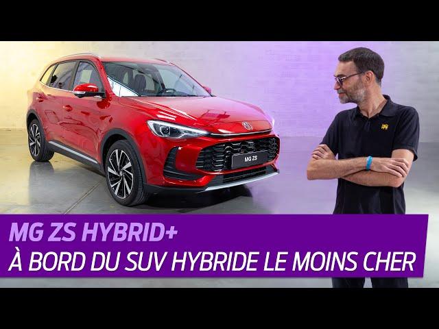 MG ZS Hybrid+ (2024). Le petit crossover monte en gamme sans gonfler la noter