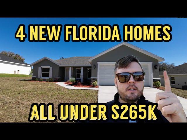 Touring 4 New Florida Homes For Sale, All Under $265,000, Leaving Orlando and Tampa for Dunnellon!