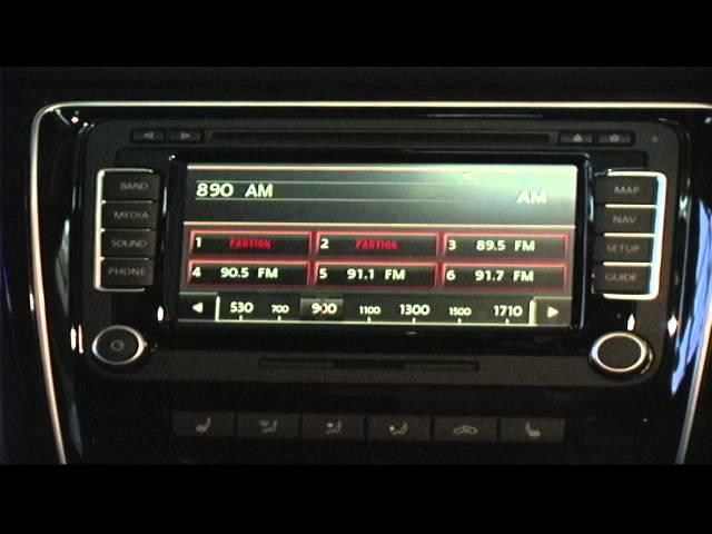 2015 Volkswagen Passat Radio Instructions