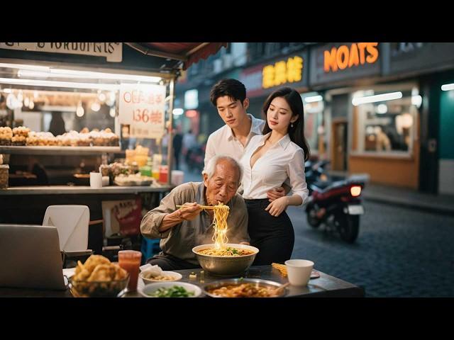 Poor guy actually use a noodle cure richest man's anorexia,beauy CEO marry him,have 10sons