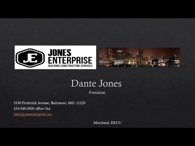 JONES ENTERPRISE LLC - Rehabilitation of a historic properties 1903'