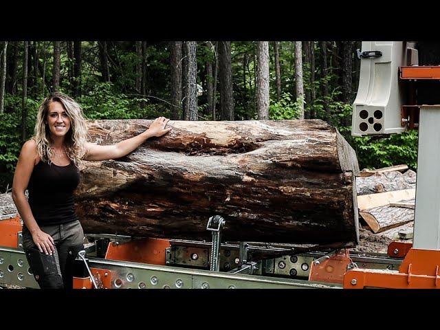 MASSIVE MAPLE Live-Edge Slabs | 2 SURPRISES INSIDE | Milling Video