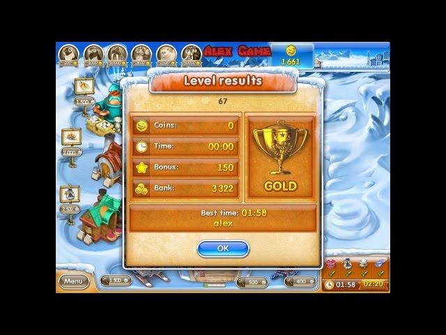 Farm Frenzy 3 Ice Age (level 67) only GOLD Веселая ферма 3 Ледниковый период (уровень 67) Золото