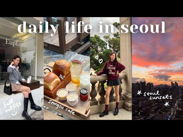 seoul vlog  moving soon, new seongsu cafe, michelin fine dining, cooking, husband's birthday