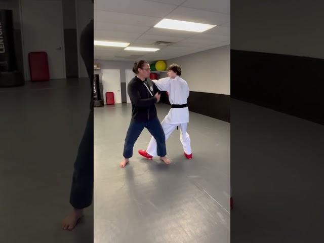 Nishime Martial Arts - Calf sweep for competition