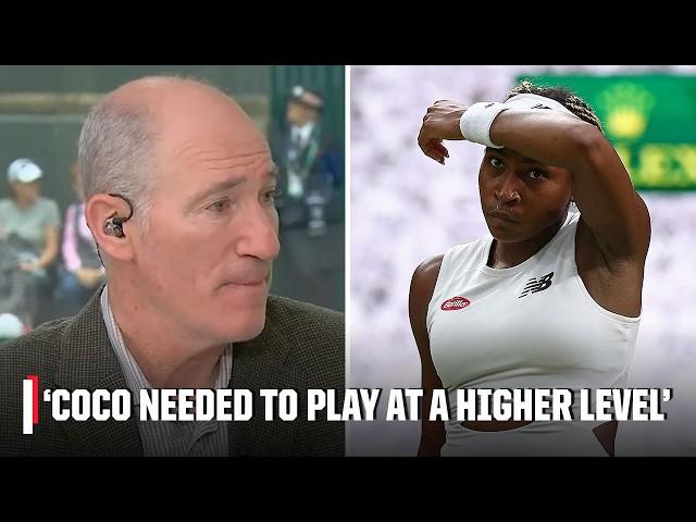 Brad Gilbert reveals what went wrong in Coco Gauff's upset by Emma Navarro | Wimbledon on ESPN